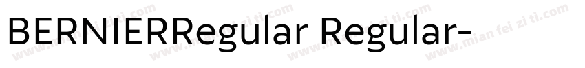 BERNIERRegular Regular字体转换